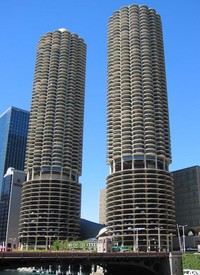 Marina City in Chicago, IL - Foto de edificio - Building Photo