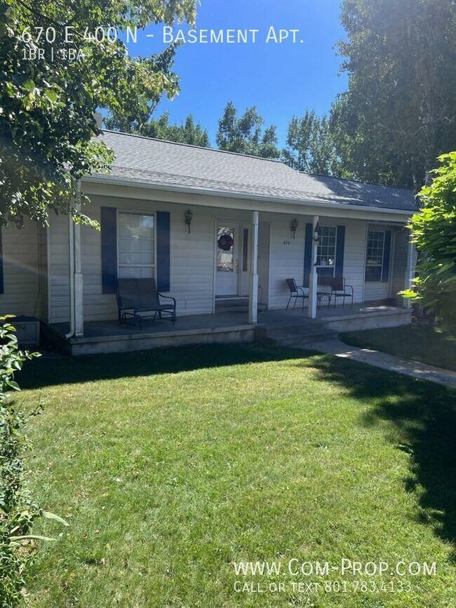 670 E 400 N St-Unit -Basement Apt. in Lindon, UT - Building Photo - Building Photo