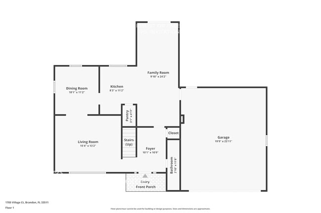 1705 Village Ct in Brandon, FL - Foto de edificio - Building Photo