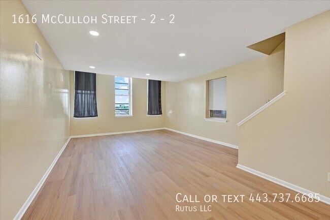 1616 McCulloh St in Baltimore, MD - Foto de edificio - Building Photo
