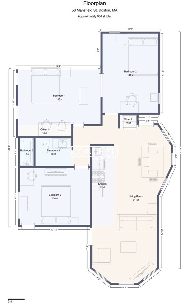 58 Mansfield St in Boston, MA - Building Photo - Building Photo