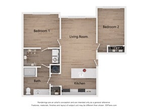 Residences at Victory Hills in Kansas City, KS - Foto de edificio - Floor Plan