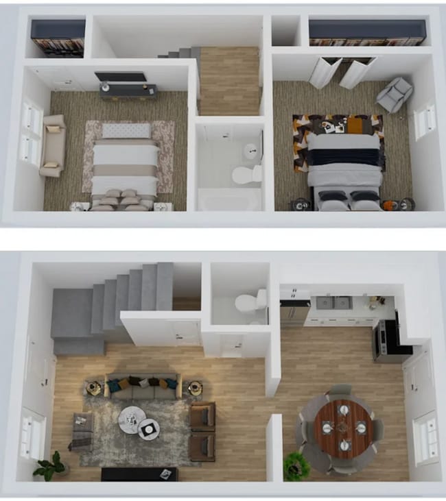 Spacious, affordable two bedroom townhouse in Charlotte, NC - Foto de edificio - Building Photo