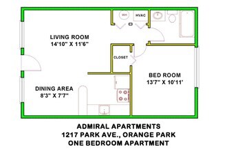 Admiral Apartments in Orange Park, FL - Building Photo - Floor Plan