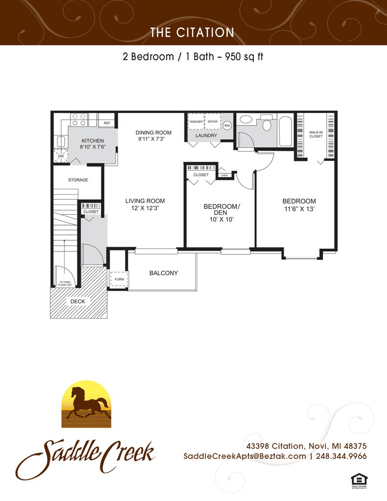 Saddle Creek Apartments in Novi, MI