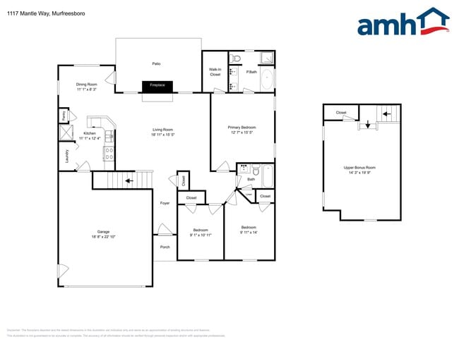 1117 Mantle Way in Murfreesboro, TN - Foto de edificio - Building Photo