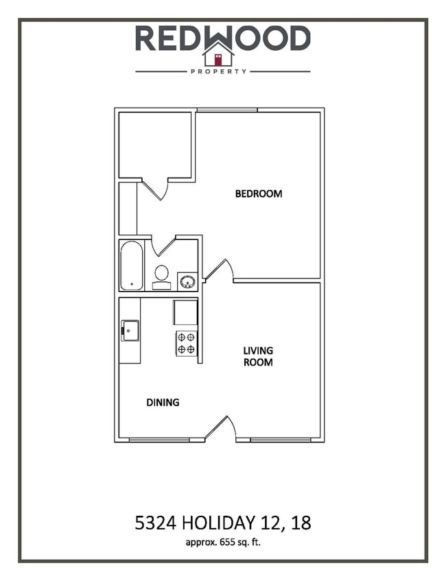 5324 Holiday Dr. in Stockton, CA - Foto de edificio - Floor Plan