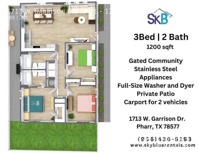 property at 1713 W Garrison Dr