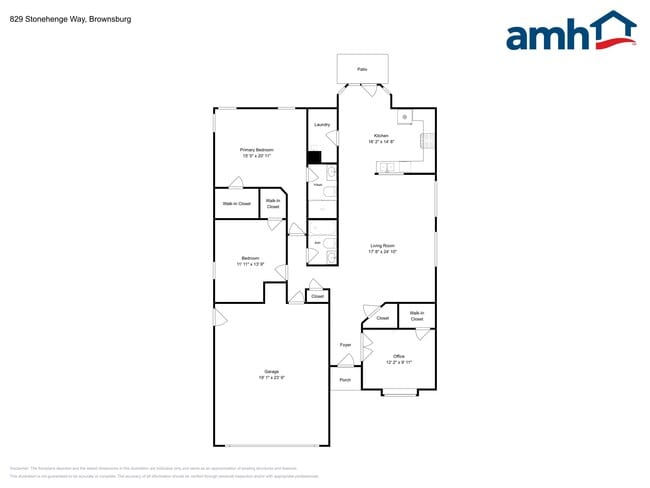 829 Stonehenge Way in Brownsburg, IN - Foto de edificio - Building Photo