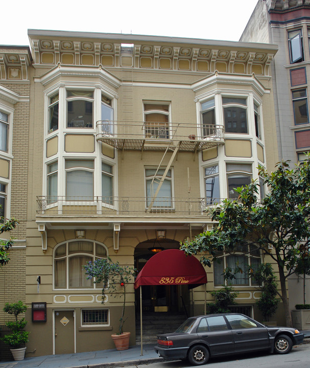 835 Pine in San Francisco, CA - Foto de edificio