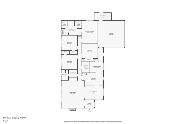 2406 Deasa Dr in Spring, TX - Building Photo - Building Photo