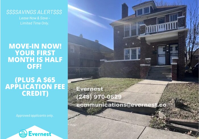 12021 Stoepel St in Detroit, MI - Foto de edificio