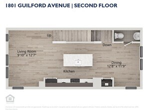 1801 Guilford in Baltimore, MD - Foto de edificio - Floor Plan