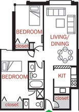 Lake Terrace in Milwaukee, WI - Building Photo - Floor Plan