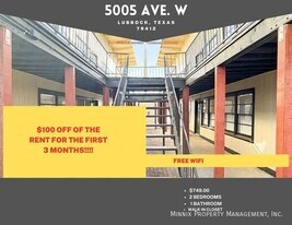 5005 Avenue W, Unit 12 in Lubbock, TX - Building Photo