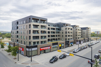 Autumn at University District in Calgary, AB - Building Photo - Building Photo