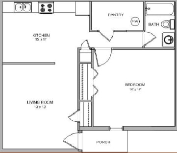 Nevada Estates in Nevada, MO - Building Photo - Floor Plan