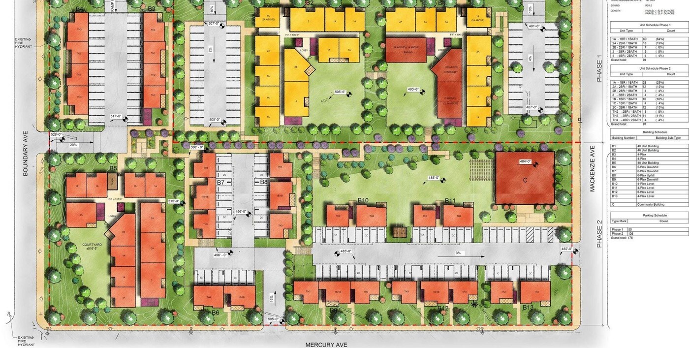 Rose Hill Courts Redevelopment in Los Angeles, CA - Building Photo