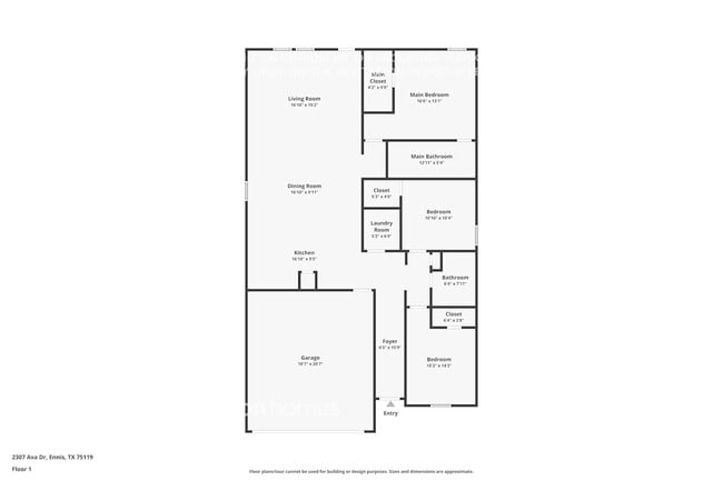 2307 Ava Dr in Ennis, TX - Foto de edificio - Building Photo