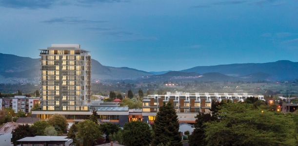 Sopa Square in Kelowna, BC - Building Photo