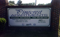 Pinecrest Apartments in Tuskegee, AL - Building Photo