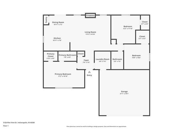 5126 Pike View Dr in Indianapolis, IN - Foto de edificio - Building Photo