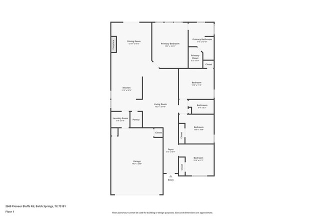 2668 Pioneer Bluffs Rd in Balch Springs, TX - Foto de edificio - Building Photo