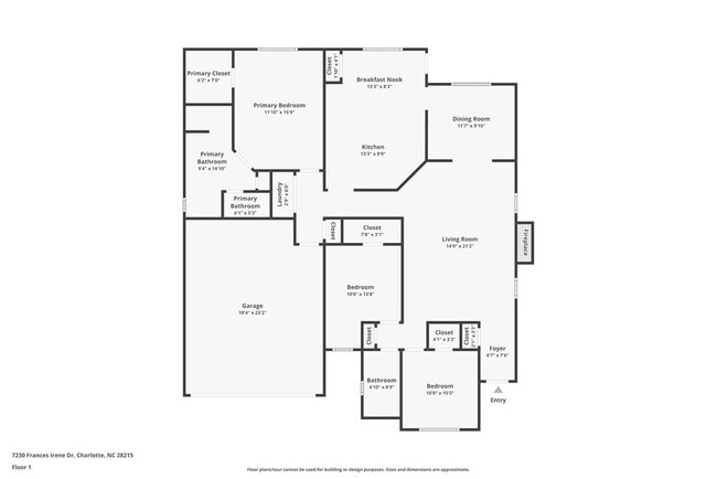 7230 Frances Irene Dr in Charlotte, NC - Foto de edificio - Building Photo