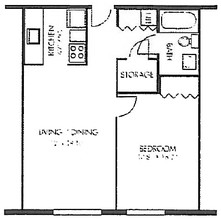 Washington Plaza Apartments in Springfield, IL - Building Photo - Floor Plan