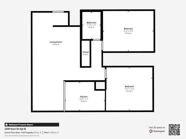 2208 Hunt Dr, Unit Apt B in Killeen, TX - Foto de edificio - Building Photo