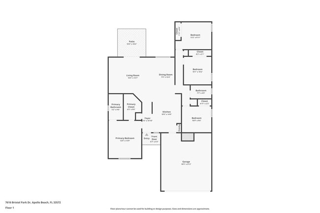 7616 Bristol Park Dr in Apollo Beach, FL - Foto de edificio - Building Photo