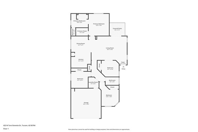 422 W Tara Danette Dr in Tucson, AZ - Foto de edificio - Building Photo