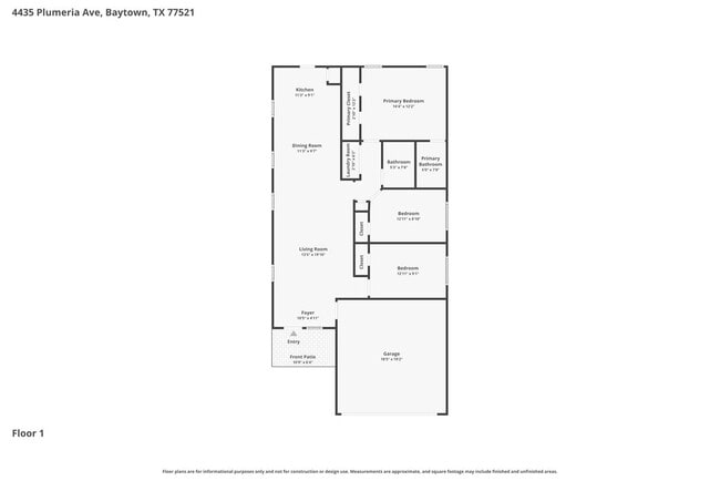 4435 Plumeria Ave in Baytown, TX - Foto de edificio - Building Photo