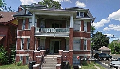 70 Clairmount St in Detroit, MI - Building Photo