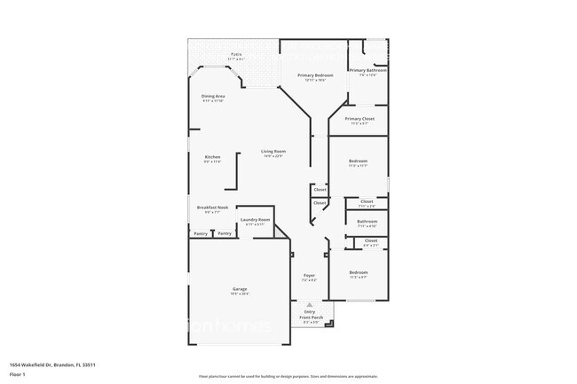 1654 Wakefield Dr in Brandon, FL - Foto de edificio - Building Photo