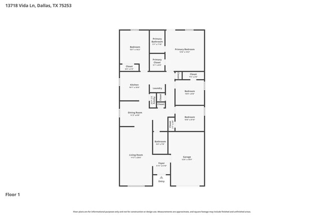 13718 Vida Ln in Dallas, TX - Building Photo - Building Photo