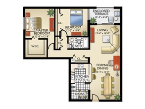 Royalton On The Green Apartments in Hialeah, FL - Foto de edificio - Floor Plan