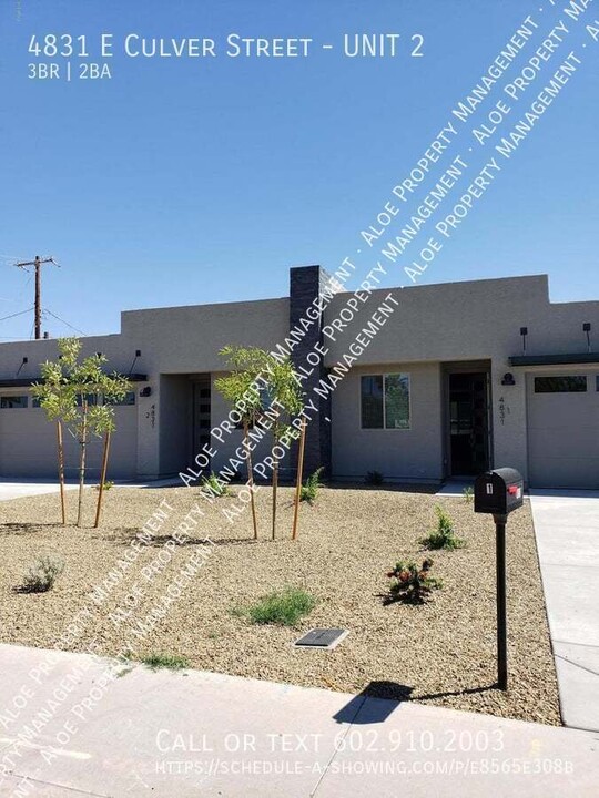 4831 E Culver St-Unit -2 in Phoenix, AZ - Building Photo