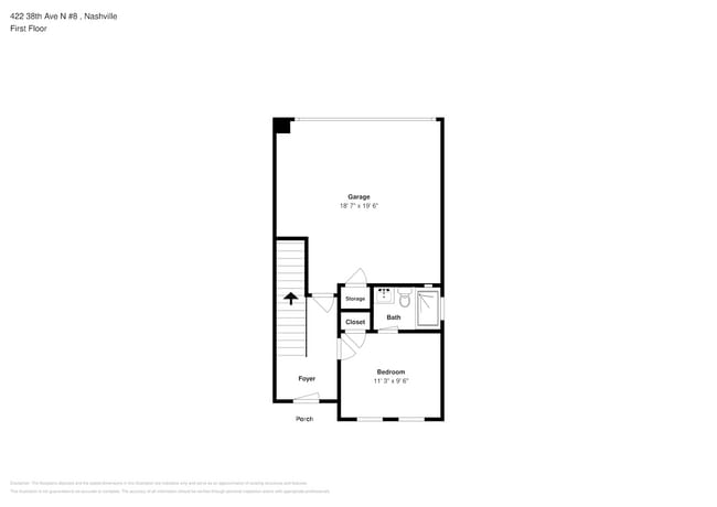 422 38th Ave N in Nashville, TN - Foto de edificio - Building Photo