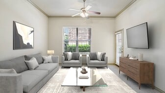 Crest Manor in Lewisville, TX - Building Photo