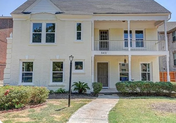 3431 McFarlin Blvd, Unit B in Dallas, TX - Foto de edificio