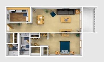 Falport Corl in State College, PA - Foto de edificio - Floor Plan