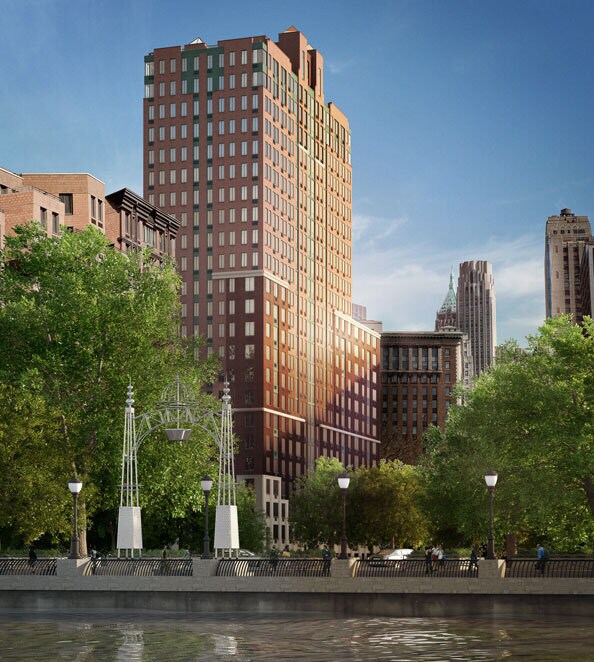 225 Rector Pl, Unit 4G in New York, NY - Building Photo