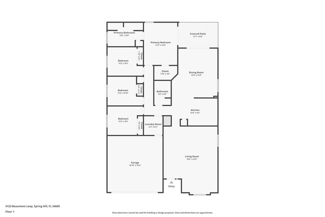 4123 Beaumont Loop in Spring Hill, FL - Foto de edificio - Building Photo