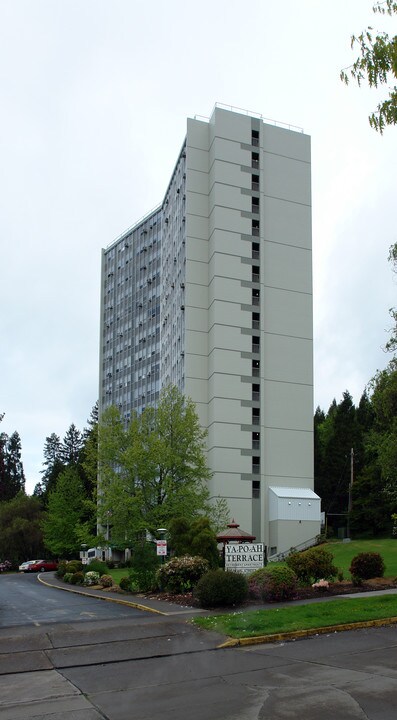 Ya-Po-Ah Terrace in Eugene, OR - Foto de edificio