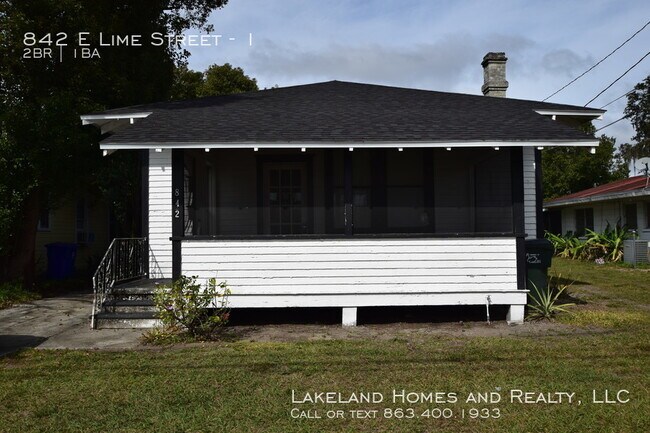 842 E Lime St-Unit -1 in Lakeland, FL - Building Photo - Building Photo