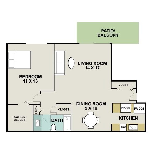 Lakeside Apartments in Lisle, IL