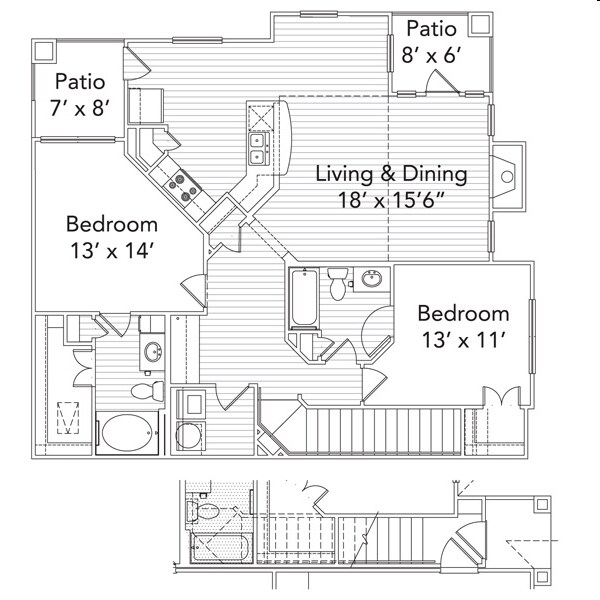 Lantana Gardens Apartments in Odessa, TX