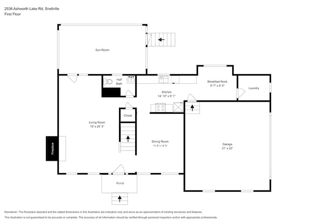 2536 Ashworth Lake Rd in Snellville, GA - Foto de edificio - Building Photo