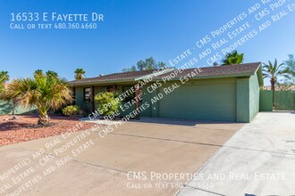 16533 E Fayette Dr in Fountain Hills, AZ - Building Photo - Building Photo